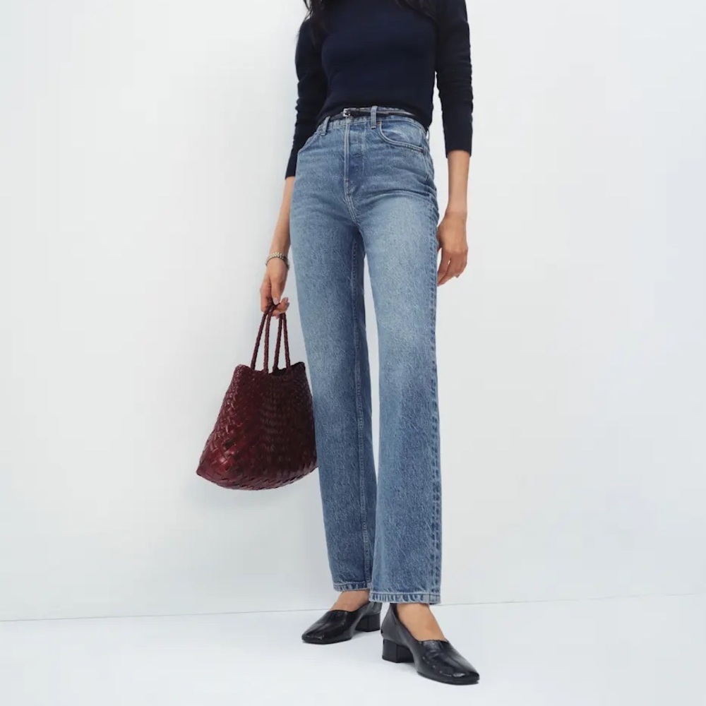 REFORMATION // Cynthia High Rise Straight Jeans size 29 short - Colorado wash - Picture 2 of 16